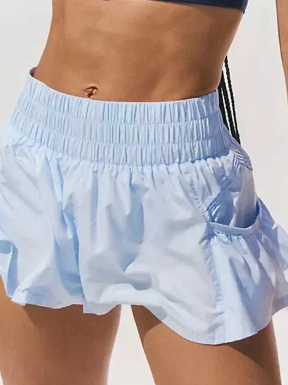 FP Movement by Free People Get Your Flirt On Shorts - Baseline Blue XS